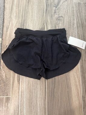 lululemon athletica Black Women's Athletic Running Shorts - Fast and Free